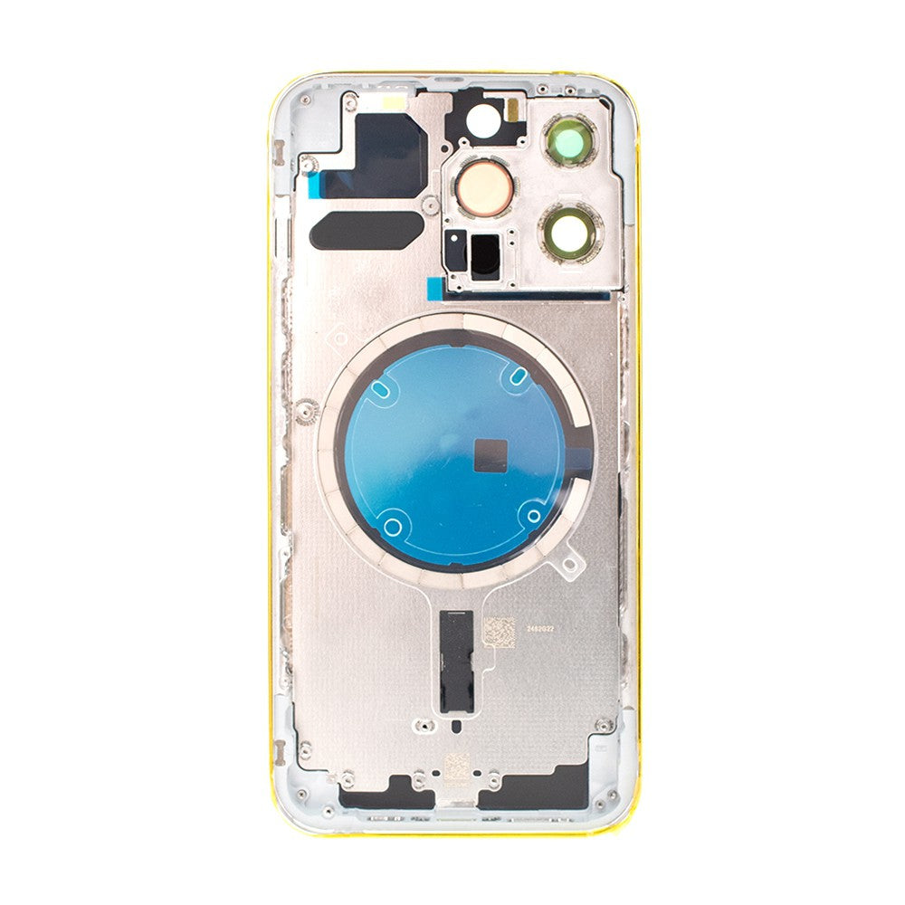 Rear Housing for iPhone 13 Pro (NO LOGO)-White Rear Housing for iPhone 13 Pro (NO LOGO)-White